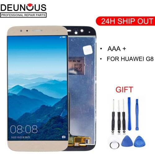 New 100% Testing For Huawei G8 GX8 RIO-L01 RIO-L02 RIO-L03 LCD Display+Touch Screen Digitizer Assembly Replacement+Tool