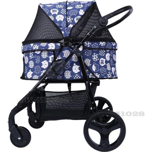 30kg Portable Folding Dog Stroller Cat Bag Pet Car seat cover Carrier Cart Carriage Outdoor Walking Shopping Trip Kennel Inner