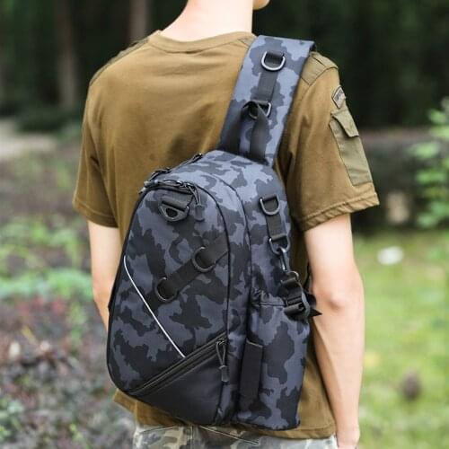 Multifunctional Outdoor Fishing Tackle Bag Portable Fishing Bag Backpack Fishing Lures Tackle Bait Utility Box Storage X233G