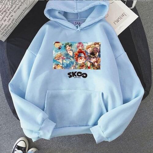 2021 Anime Cartoon SK8 The Infinity Printed Hoodies Sweatshirts Men Women Pullovers Unisex Long Sleeve Streetwear Casual Tops