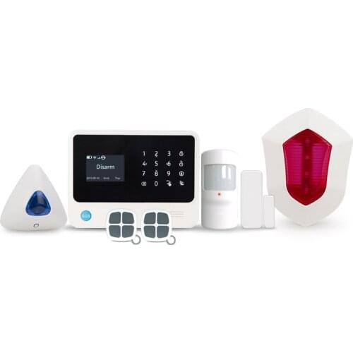 Russian French Spanish Netherlands Turkish Swedish Voice 3g gsm wifi home intruder alarm Contact ID Ifttt setting smart alarm