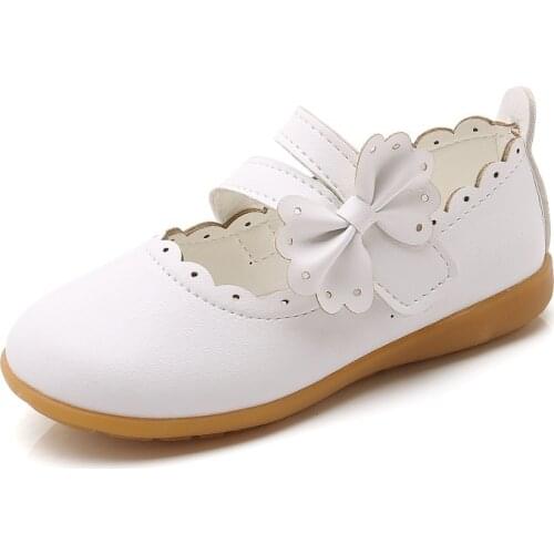 Spring Autumn Children shoes Girls soft soles flower leisure leather shoes baby Girls Princess shoes Dance Wedding Party Shoes