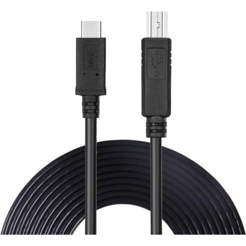 High Speed Type C Printer Scanner Cord USB C to USB 2.0 Type B Male to Male Connector Cable for MacBook Pro Mobile Phone Printer