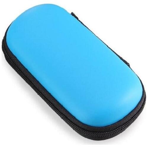 PU Hard Case Bag for SD Card Holder Earphone Earbud USB Flash Drive Bag Phone charger Data Cable SY-206