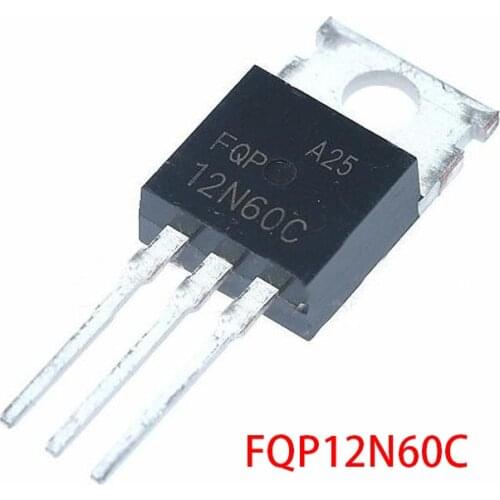 10pcs/lot FQP12N60C 12N60 TO-220 12A 600V MOS new original