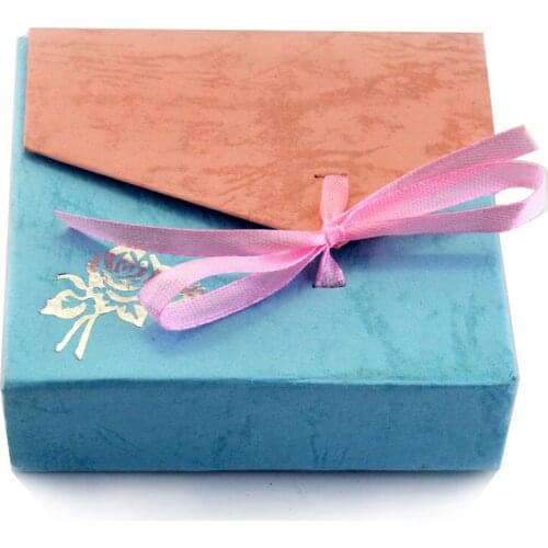 300Pcs Blue Bracelet Bangle Watch Gift Box Case 9x9.5x3cm,Candy Party Holiday New Year Christmas/Wedding Gift Box