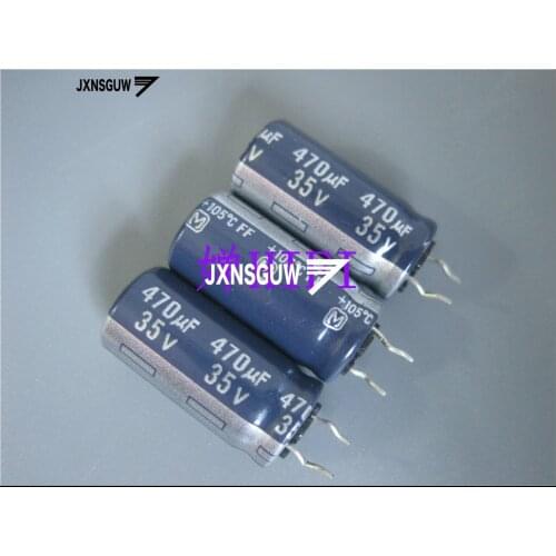 20PCS Matsushita FF 35V470UF 10X20MM Audio Aluminum Electrolytic Capacitor 470UF/35V 105 degrees 470uF 35V