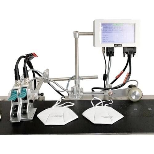 Automatic number printing machine bar code label printer automatic numbering machine