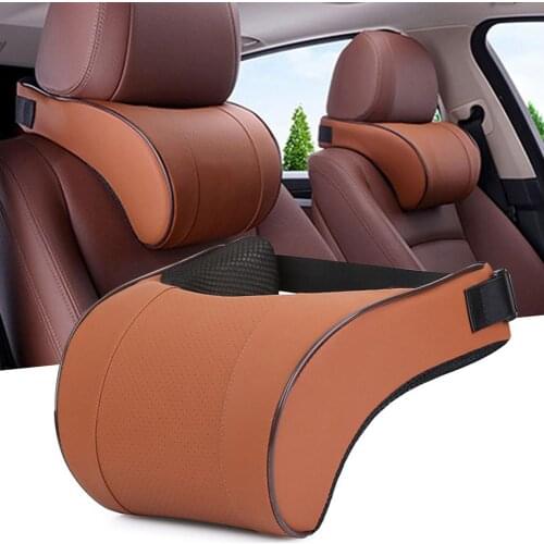Car Neck Headrest Pillow Car Accessories Cushion Auto Seat Head Support Neck Protector Automobiles Seat Neck Rest Memory Cotton