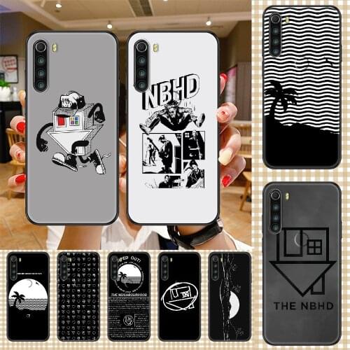 Neighbourhood NBHD Phone case For Xiaomi Redmi Note 7 7A 8 8T 9 9A 9S 10 K30 Pro Ultra black tpu hoesjes painting funda fashion