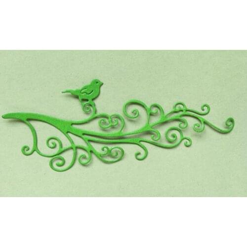 Bird on the branch Shape Paper Craft metal dies cutting for scrapbooking Die Scrapbooking Stencil for Embossing Card Paper Craft