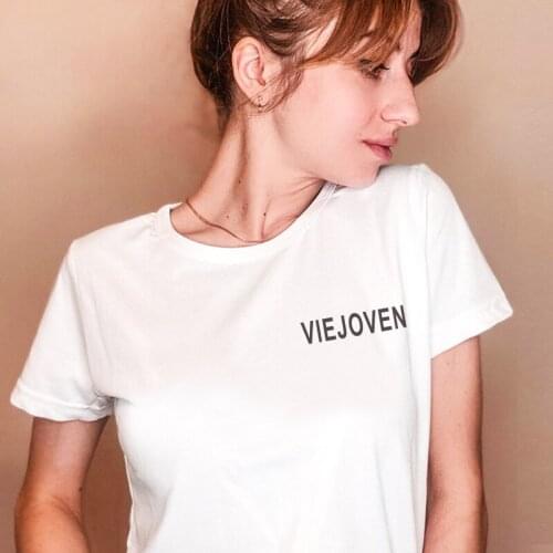 Hipster camiseta mujer ropa Funny Letter Printed T-shirts Women clothes Cotton Tops Graphic t-shirt female tee Black White