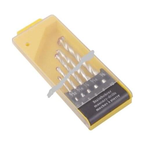 5 PIECE DRILL BIT SET for WALL FOR