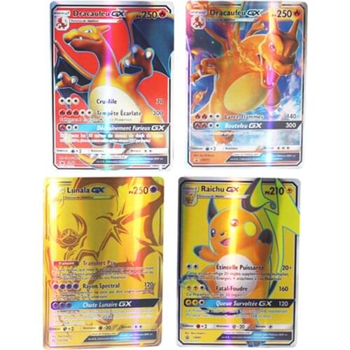 New Pokemon French Cards GX Vmax Shining Cards Pokemon Booster Box Collection Trading Card Game Toy Christmas Gift For Children