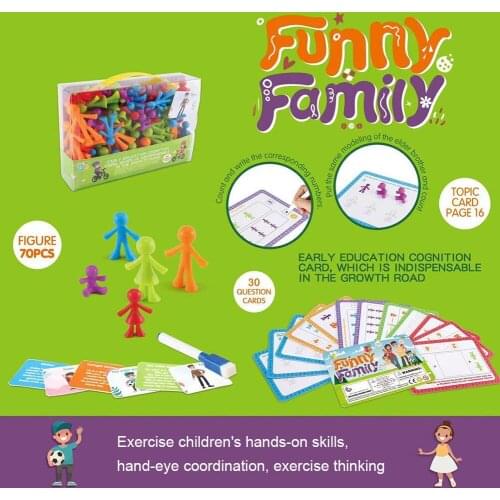 Educational Montessori Sensory Animal Sort Puzzle Kid Rainbow Matching Game Toy Intelligent Color Cognition Gift Random Color