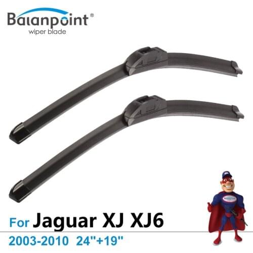 Wiper Blades for Jaguar XJ XJ6 2003-2010 24"+19", Set of 2, Windshield Wipers Replacement