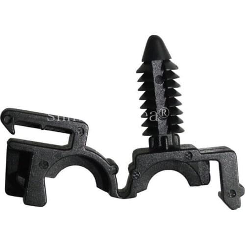 Shhworldsea 100PCS Routing Clips For Wire Loom For GM 12040984 Auto PLASTIC Clips And Fasteners Automotive Clips And Fasteners