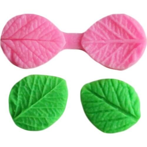 1pc food grade Silicone Flower Leaves Cake Mold Chocolate Fondant Polymer Clay Baking Mold Kitchen Baking Fondant Cake Tool