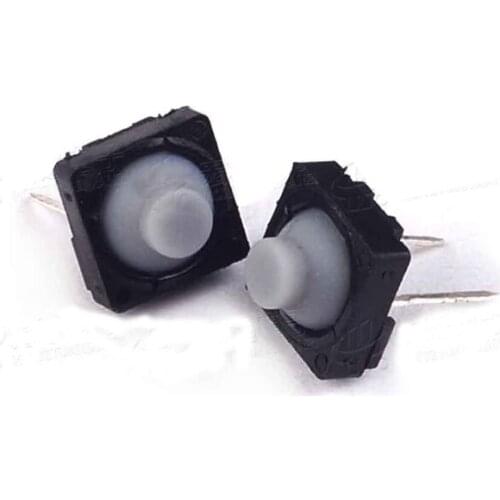 100pcs/lot 2 pins 8*8*5.5 mm Silicone Silent Tactile Push Button DIP Tact Switches 8x8mm