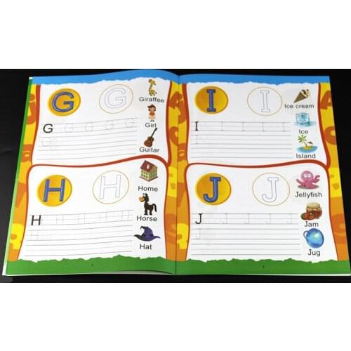 English ABC Copybook Toy For Calligraphy Books For Kids Word Childrens Book Handwriting Children writing Learning Practice Book