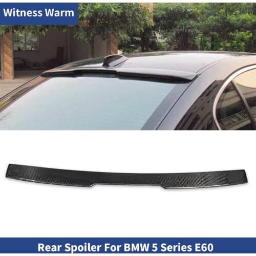 E60 Carbon spoiler 5 Series Carbon Fiber Rear Wing Spoiler Roof wing For BMW E60 05-10 Sedan car body kit