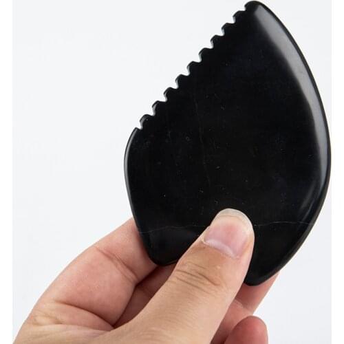 Skin care Gua sha beauty health Massager for face face care Gouache scNatural Jade Face Gua Sha Tool Massager Head Comb Massage