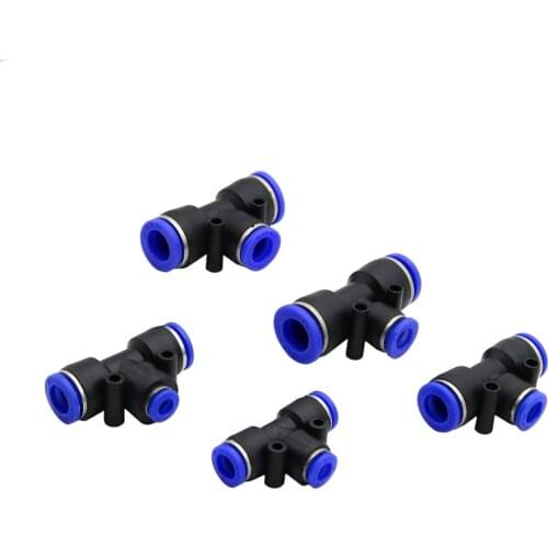 Reducing Locking Tee connector for Low Pressure Mist Cooling Nozzle Agriculture Misting system connector 50 Pcs