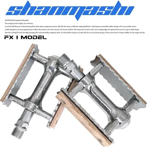 Road Bicycle Pedals Mountain Bike Mtb Road Cycling Aluminum Alloy Wooden Vintage Bearing Bmx Ultra-Light Pedal Accessories