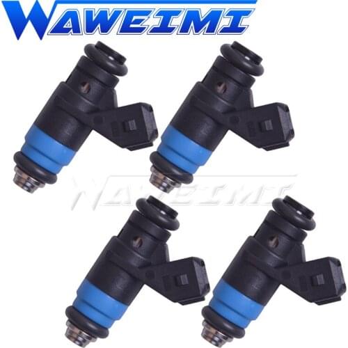 WAWEIMI Brand New 4 Pieces Fuel Injector FI114962 For Racing Car Gasoline Petrol Short High Impedance