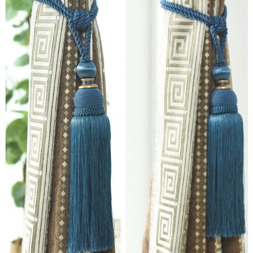 Curtain Tapestry Hanging ball Suspense Tassel Hanging Tie Ropes Buckle Decoration Curtains Tiebacks Buckle Curtain Accessories