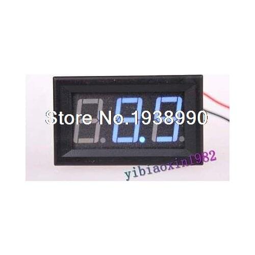 1pcs LED Panel Volt Meter 9V 12V 24V 36V 48V 100V Doesn't Require Power Small B