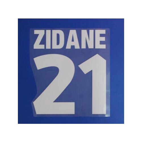 1999-2000 Retro #10 DEL PIERO #21 ZIDANE Printing Customize Any Name Number Soccer Patch Badge