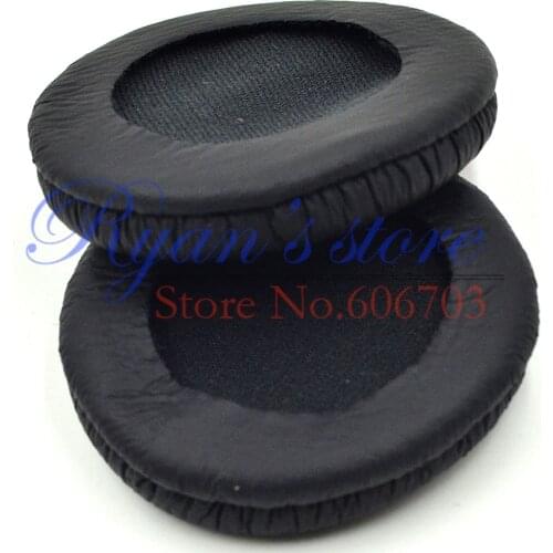 2 pairs 55mm BLACK Replacement ear pads cushion cover pillow for headphones
