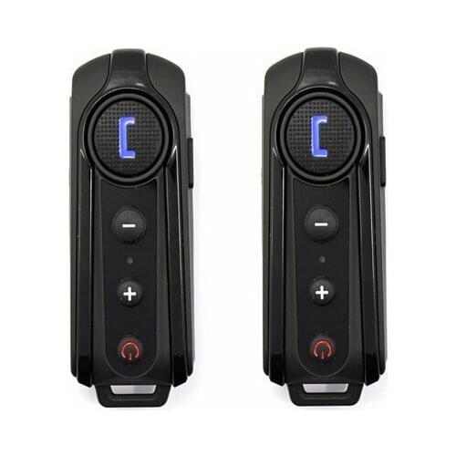 2PCS 2015 New 1000M Interphone Bluetooth Motorcycle Bike Helmet Sports Headset Intercom with FM Function
