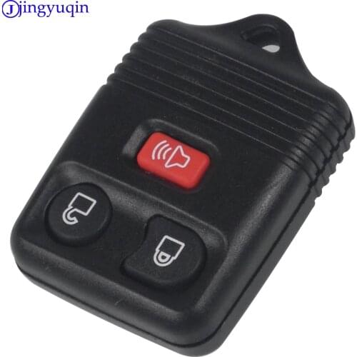 Jingyuqin 3 Buttons Flip Fob Remote Car Key Shell Case for Ford Transit MK6 2000-2006 2000-2007 Uncut Blade Styling