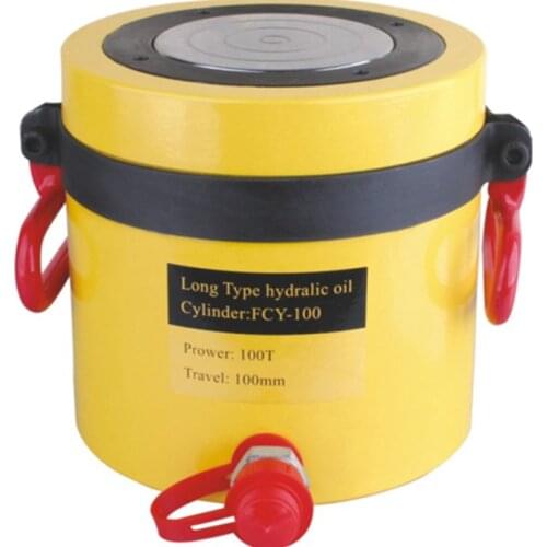 1pc 100 T 100mm stroke tipo di Lunga durata hydraulic jack, idraulico ram FCY-100