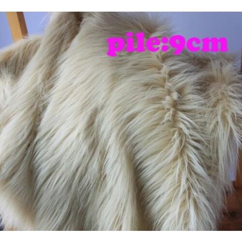 Good quality Plush fabrics,9cm pile fur,patchwork fabric for sewing,Photography Background fabric, 150*45cm/pcs