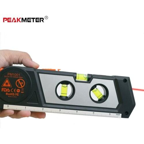 1 PC 4 in 1 Infrared Laser Level Cross Line Laser Tape with 3m Measure Tape multifunction laser level tools