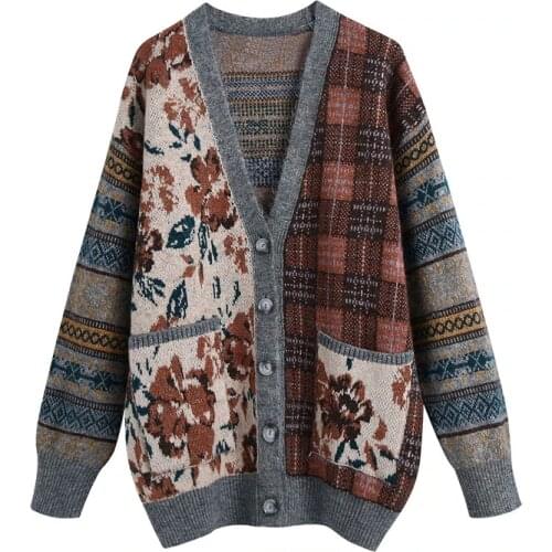 Klacwaya Women's Knitted Cardigans