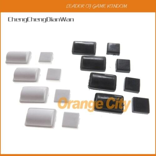2sets 8 in 1 Bottom Feet Pad Set Kit Replacement Part for Wii Game Console Anti-slip Rubber Bottom Feet Pad Set