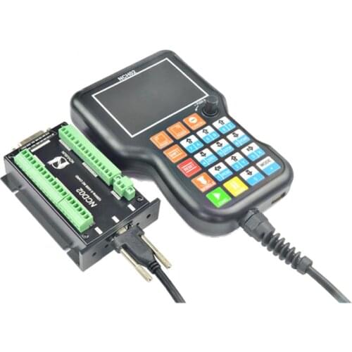 Maxgeek 3 Axis/4 Axis/5 Axis NCH-02 CNC Controller CNC Motion Controller with Handheld Pendant 125KHz