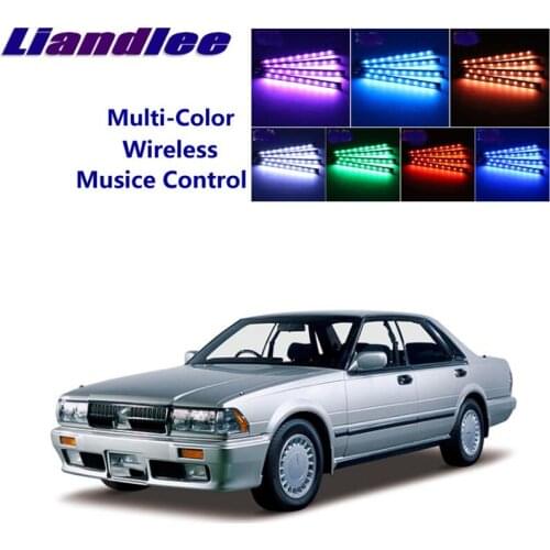 LiandLee Car Glow Interior Floor Decorative Seats Accent Ambient Neon light For NissanCedric / Gloria Y34 1998~2004