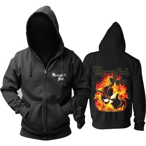 Mercyful Fate Rock hoodies shell jacket brand punk Fire Demon sudadera chandal hombre Outerwear tracksuit Sweatshirt