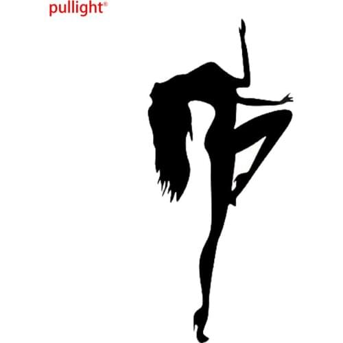 15*8cm GIRL POLE DANCING Steel auto Door Stickers Motorcycle SUVs Bumper Vinyl Decals Car Stylings Car Accessories Car Sticker
