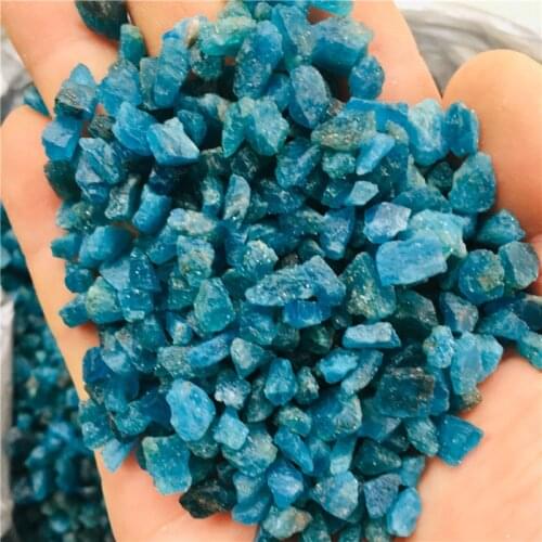 100g natural crystal blue apatite and mineral reiki healing crystal gem making jewelry specimen