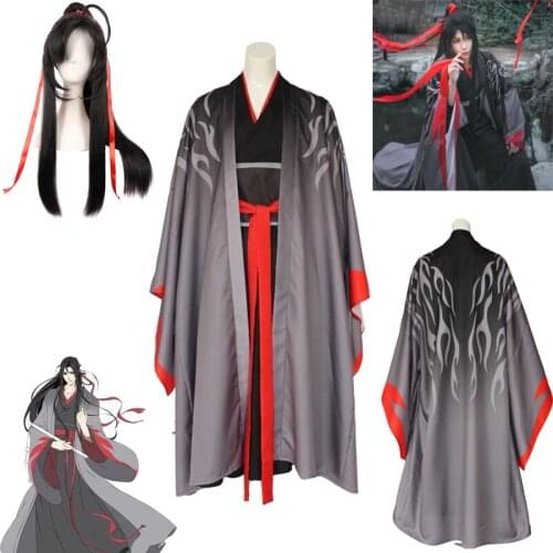 New Wei Wuxian The Yiling Patriarch Cosplay Grandmaster of Demonic Cultivation Costume Wei Wuxian Mo Dao Zu Shi Costume