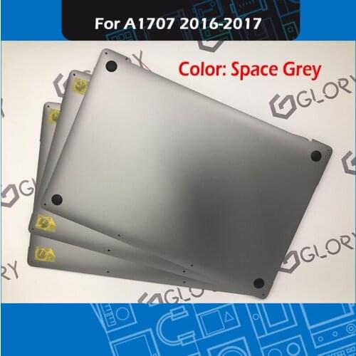 New Space Grey Lower Cover Bottom Cover For Macbook Pro Retina 15" A1707 Bottom Case 2016 2017 Year EMC 3072 3162