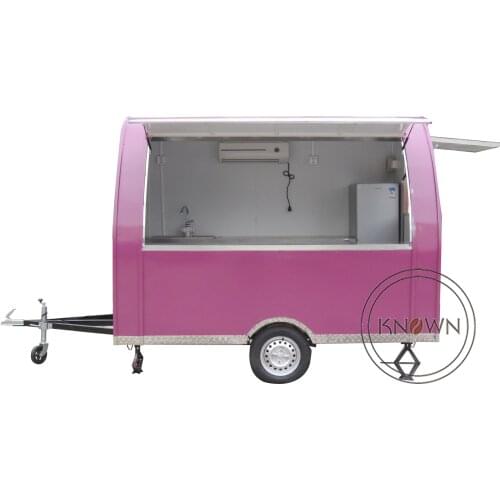 Dining food car truck street coffee vending trailer food carts kiosks street food trailer mobile food car with 2 wheels