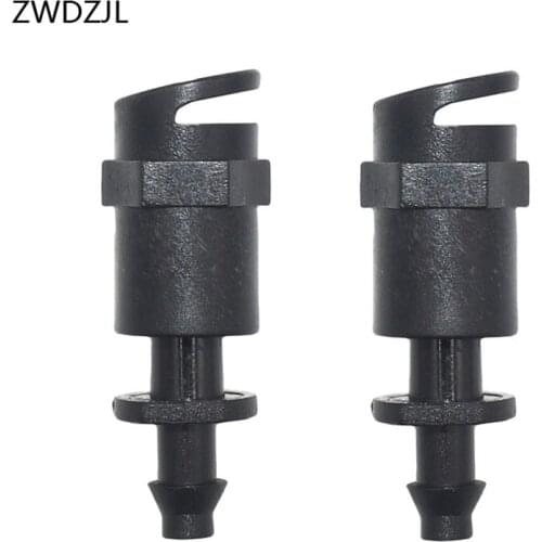 Greenhouse drip irrigation flat fan spray nozzle 180 Degrees Simple Refraction nozzle barbed 1/4" Sprayer 150pcs