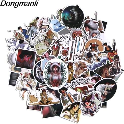 PC45 52pcs Cartoon Scrapbooking Stickers Decal For For Guitar Laptop Luggage Car Fridge Graffiti Sticker